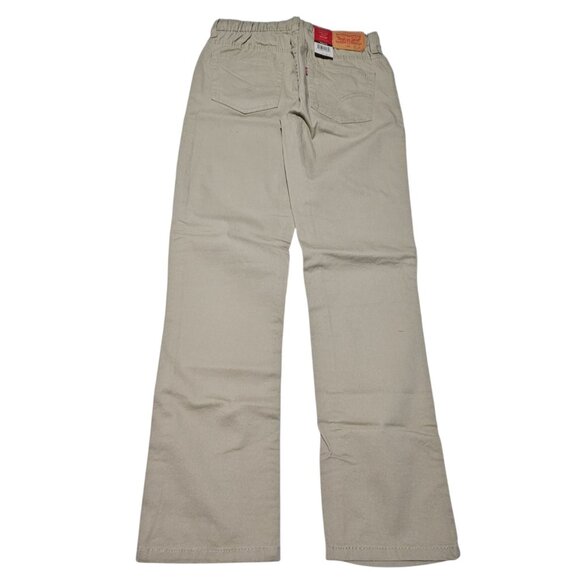 Levis Youth Khaki Pull on Pants Size 14 Jeans Slim Fit Stretch Comfort Waist - Picture 3 of 8